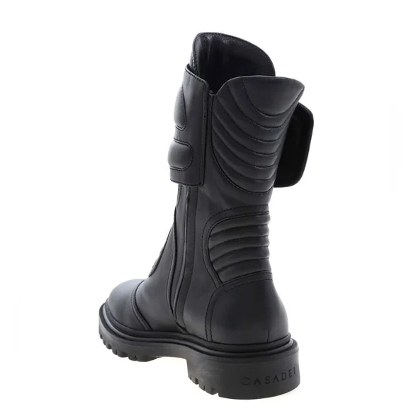 CASADEI Polacco Elite Biker Bootz ▪︎ Sz 37/6.5 ▪︎ Black - Picture 6 of 16